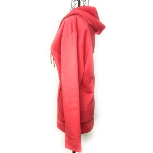 Under Armour Women Red Hustle Active Hoodie Sweater Youth Large - Picture 3 of 4